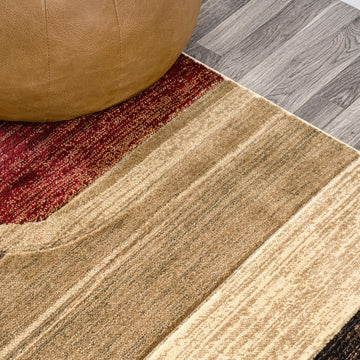 Tamara Retro Abstract Arches Area Rug